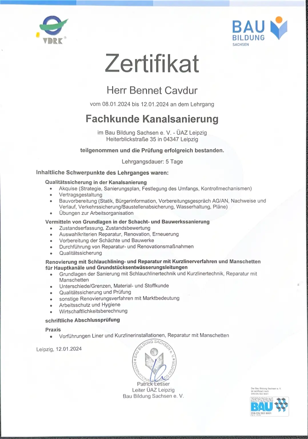 zertifikat-bau-bildung-bennet